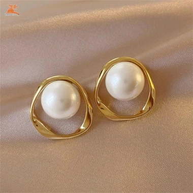 Bông tai nữ cao cấp zircon & ngọc trai - Không gây dị ứng, giá 36,960₫ 24