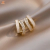 Bông tai nữ cao cấp zircon & ngọc trai - Không gây dị ứng, giá 36,960₫ 25