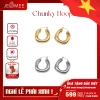 Bông tai nữ Chunky Hoops Jesmee titanium kích to, thiết kế đơn giản - 319.000₫