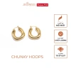 Bông tai nữ Chunky Hoops Jesmee titanium kích to, thiết kế đơn giản - 319.000₫ 4