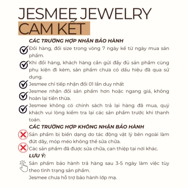 Bông tai nữ Clay Hoops Jesmee thiết kế độc đáo titanium mạ vàng - Giá 219.000₫