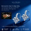 Bông Tai Nữ Kim Cương Moissanite 0.5ct Chính Hãng VELOURA Kiểu Ngôi Sao Giá Ưu Đãi 1.285.000 VND 2