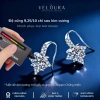 Bông Tai Nữ Kim Cương Moissanite 0.5ct Chính Hãng VELOURA Kiểu Ngôi Sao Giá Ưu Đãi 1.285.000 VND 3