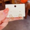 Bông Tai Nữ Kim Loại Đen Sang Trọng Kiểu Hàn Quốc Đa Dụng Đi Học Đi Làm BT.135 - 26.100 VND 4