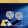 Bông Tai Nữ Moissanite 1 Carat Chính Hãng VELOURA Mặt Vuông Cao Cấp Giá 1,615,000 VND