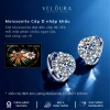 Bông tai nữ Moissanite 1 Carat VEL0URA chính hãng - Mặt tròn cao cấp GRA VJKT012, giá ưu đãi 1,225,000 VNĐ 2