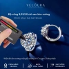 Bông tai nữ Moissanite 1 Carat VEL0URA chính hãng - Mặt tròn cao cấp GRA VJKT012, giá ưu đãi 1,225,000 VNĐ 3