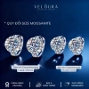 Bông tai nữ Moissanite 1 Carat VEL0URA chính hãng - Mặt tròn cao cấp GRA VJKT012, giá ưu đãi 1,225,000 VNĐ 4