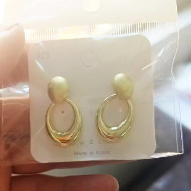 Bông tai nữ phong cách phóng đại sang trọng, vòng tròn độc đáo Q9G3 giá ưu đãi 37.866 VND