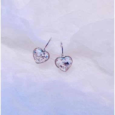 Bông tai nữ Swarovski BELLA tim đá cao cấp - Fullbox hộp túi, giá chỉ 799.000₫ 8