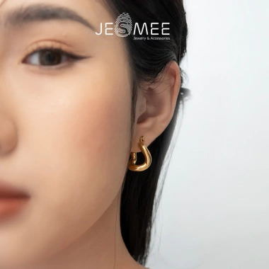 Bông tai nữ titanium mạ vàng Gul Hoops Jesmee - Quyến rũ, chỉ 259.000₫