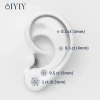 Bông Tai OIYIY Moissanite 3-6.5mm Kim Cương, Bạc 925, Không Đen Không Mờ, Nam Nữ – 199k 4