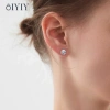 Bông Tai OIYIY Moissanite 3-6.5mm Kim Cương, Bạc 925, Không Đen Không Mờ, Nam Nữ – 199k 5