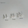 Bông tai pha lê ngôi sao Hàn Quốc - Trang sức zircon cho bé gái, giảm 20% 2