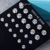 Bông tai pha lê sáng bóng bộ 12 cặp mới, trang sức cưới giá ưu đãi 58.520₫ 9
