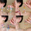 Bông tai thời trang LUImo màu sắc đa dạng, thiết kế độc đáo dopamine, phụ kiện mùa hè giảm giá 38,500₫