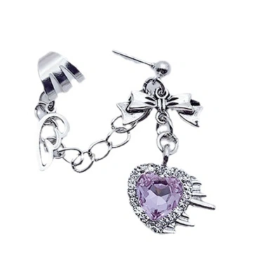 Bông tai trái tim dây xích phong cách Punk Gothic zircon - giảm giá 51.260 VND, giá gốc 64.588 VND 5 Bông tai trái tim dây xích phong cách Punk Gothic zircon - giảm giá 51.260 VND, giá gốc 64.588 VND 5