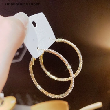 Bông Tai Tròn Smallbrainssuper Cặp Đá Zircon Lấp Lánh - Thời Trang Nữ Giá 41.910₫ 7