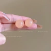 Bông tai viên tròn nhiều màu Hàn Quốc cá tính, dễ phối đồ - 27.000đ 4