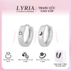 Bông tai vòng bạc LYRIA 925 - Thiết kế tối giản mặt trời và mặt trăng, bông tai mịn cho nữ, quà Tết Ngọ 2.026 giá 79.999đ
