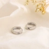 Bông tai vòng bạc LYRIA 925 - Thiết kế tối giản mặt trời và mặt trăng, bông tai mịn cho nữ, quà Tết Ngọ 2.026 giá 79.999đ 5