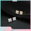 Bông tai zircon hình cỏ bốn lá - Quà tặng Lễ Tình Nhân, giảm giá 20% chỉ 37.967₫