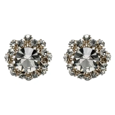 Bông tai Zircon Pháp retro màu xanh đậm – Sang trọng, độc đáo, chỉ 119.505₫ 5