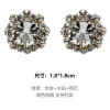 Bông tai Zircon Pháp retro màu xanh đậm – Sang trọng, độc đáo, chỉ 119.505₫ 7