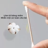 Bông Tăm Bé 2 Đầu Mềm 100 Que – An Toàn Vệ Sinh Tai Mũi, Trang Điểm, Giá 8.000₫ 2