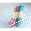 Bông Tắm Happy Màu Ngẫu Nhiên Dài, Búi, Tạo Bọt Cao Cấp, Mềm Mại Dịu Nhẹ Da - Mta-Mart2