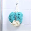 Bông Tắm Happy Màu Ngẫu Nhiên Dài, Búi, Tạo Bọt Cao Cấp, Mềm Mại Dịu Nhẹ Da - Mta-Mart2 2