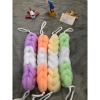 Bông Tắm Happy Màu Ngẫu Nhiên Dài, Búi, Tạo Bọt Cao Cấp, Mềm Mại Dịu Nhẹ Da - Mta-Mart2 6