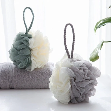 Bông tắm tạo bọt tròn cao cấp lưới tẩy da chết có dây đeo - Giá chỉ 8.888 VND