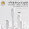 Bông Tăm Vẹ Sinh Tai Baby Tattoo 2 Đầu Tiện Lợi - Hộp 200 Cây An Toàn Cho Bé 4
