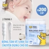 Bông Tăm Vẹ Sinh Tai Baby Tattoo 2 Đầu Tiện Lợi - Hộp 200 Cây An Toàn Cho Bé 9