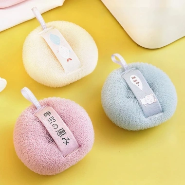 Bông Tắm Xơ Mướp Cao Cấp - Tẩy Tế Bào Chết, Da Mềm Mại, Mát Xa, Giá 22.000