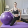 Bóng yoga TRƠN 85cm Gym Ball cao su cao cấp, công nghệ chống nổ, kèm bơm 2