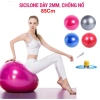 Bóng yoga TRƠN 85cm Gym Ball cao su cao cấp, công nghệ chống nổ, kèm bơm 5