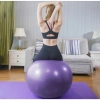 Bóng yoga TRƠN 85cm Gym Ball cao su cao cấp, công nghệ chống nổ, kèm bơm 6