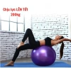 Bóng yoga TRƠN 85cm Gym Ball cao su cao cấp, công nghệ chống nổ, kèm bơm 8