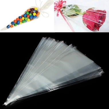 BONGORY 50 túi giấy bóng kính hình tam giác - Đóng gói bánh kẹo tiện lợi, giá chỉ 32.724 VND 7