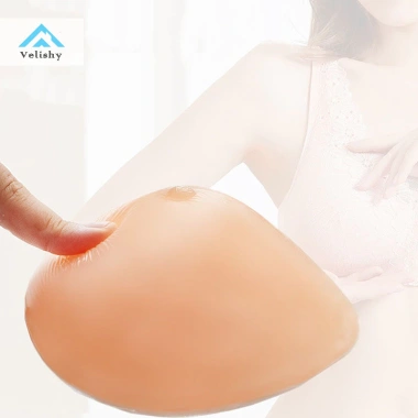 Boob giả silicone thực tế Velishy - Ngực giả cho crossdresser & cosplay, mềm mại tự nhiên