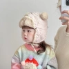 BOOBBLUE Bịt tai trẻ mới biết đi Mũ lông cừu chống gió ấm áp mùa đông 138k 6