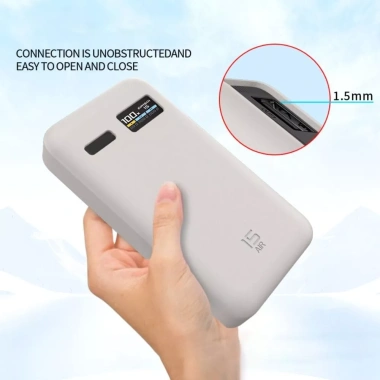 BOOBBLUE Silicone vỏ bảo vệ bụi sốc cho CUKTECH No.15 AIR 15.000mAh 100W 75.460₫