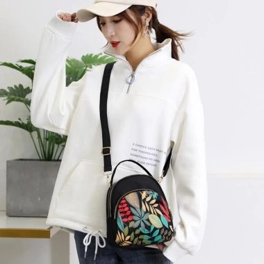 BOOCEAN Ba lô công suất lớn chống thấm nước, Nylon nhiều lớp, túi tròn nhỏ và đeo chéo 5