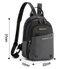 BOOCEAN Ba lô nam nhỏ Nylon nhẹ, Daypack túi đeo chéo du lịch - Giá ưu đãi 218k 2