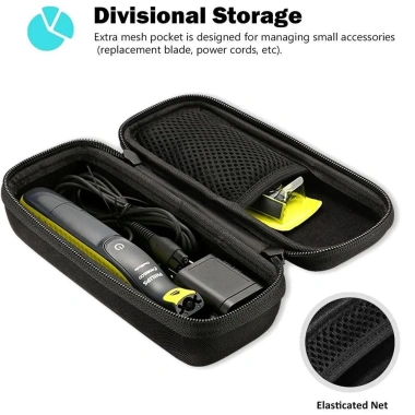 BOOCEAN Túi đựng máy cạo râu kéo đa năng, bảo vệ dao cạo du lịch, vỏ chống sốc cho Norelco OneBlade - Giá chỉ 93.960₫