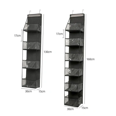 BOOCEAN Túi treo đa chức năng nhiều lớp trong suốt, lưu trữ rắn gọn, gắn sau cửa - 107.460₫ 2