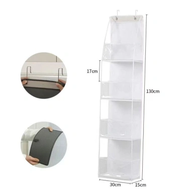 BOOCEAN Túi treo đa chức năng nhiều lớp trong suốt, lưu trữ rắn gọn, gắn sau cửa - 107.460₫ 10