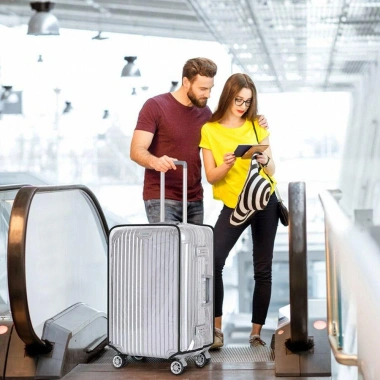 BOOCEAN Vỏ hành lý chống nước, bụi, túi mưa - Bảo vệ vali du lịch, phụ kiện hành lý, giá ưu đãi 80.244đ